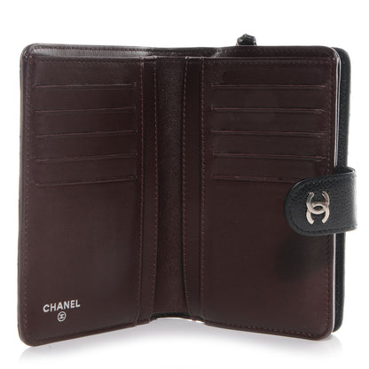 Chanel Caviar Quilted Zip Pocket Wallet Black 6 of 9
