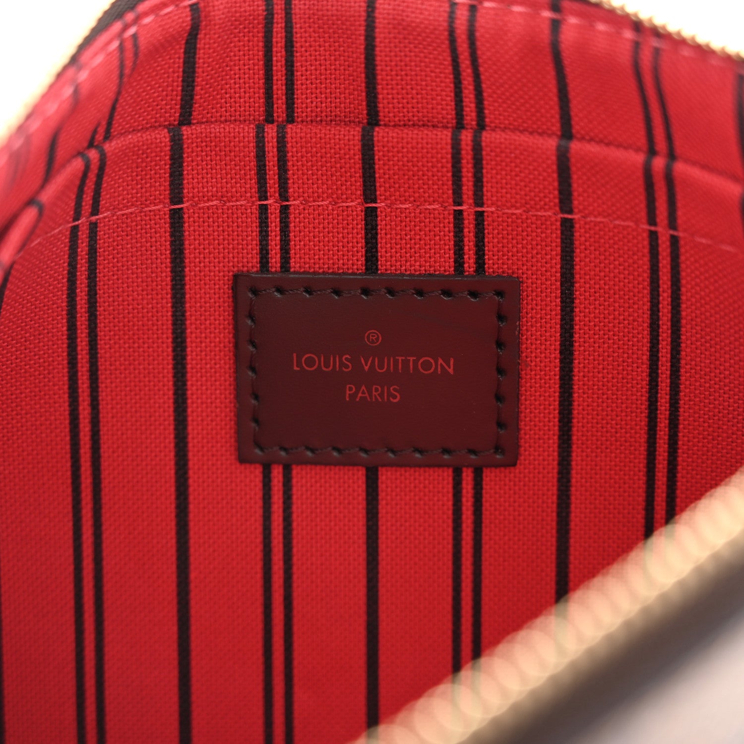 Louis Vuitton Damier Ebene Neverfull MM GM Pochette 6 of 9