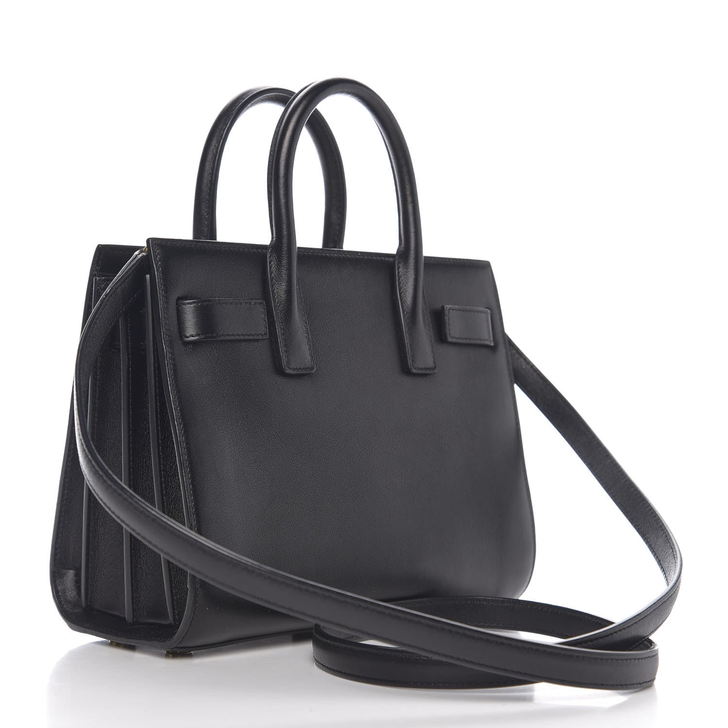 Saint Laurent Calfskin Nano Sac De Jour Black 2 of 10