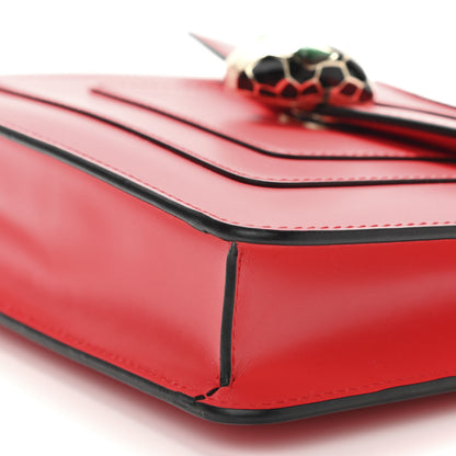 Bulgari Calfskin Serpenti Forever Crossbody Bag Red 9 of 10