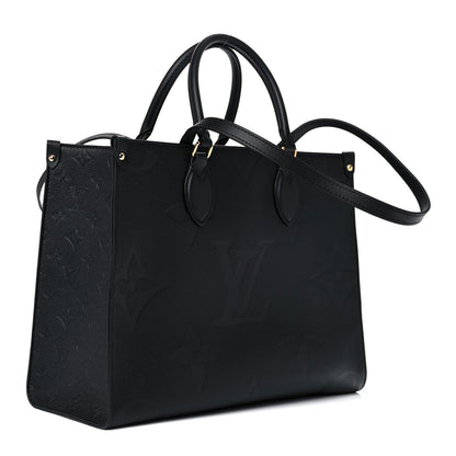 Louis Vuitton Empreinte Monogram Giant Onthego MM Black 3 of 11