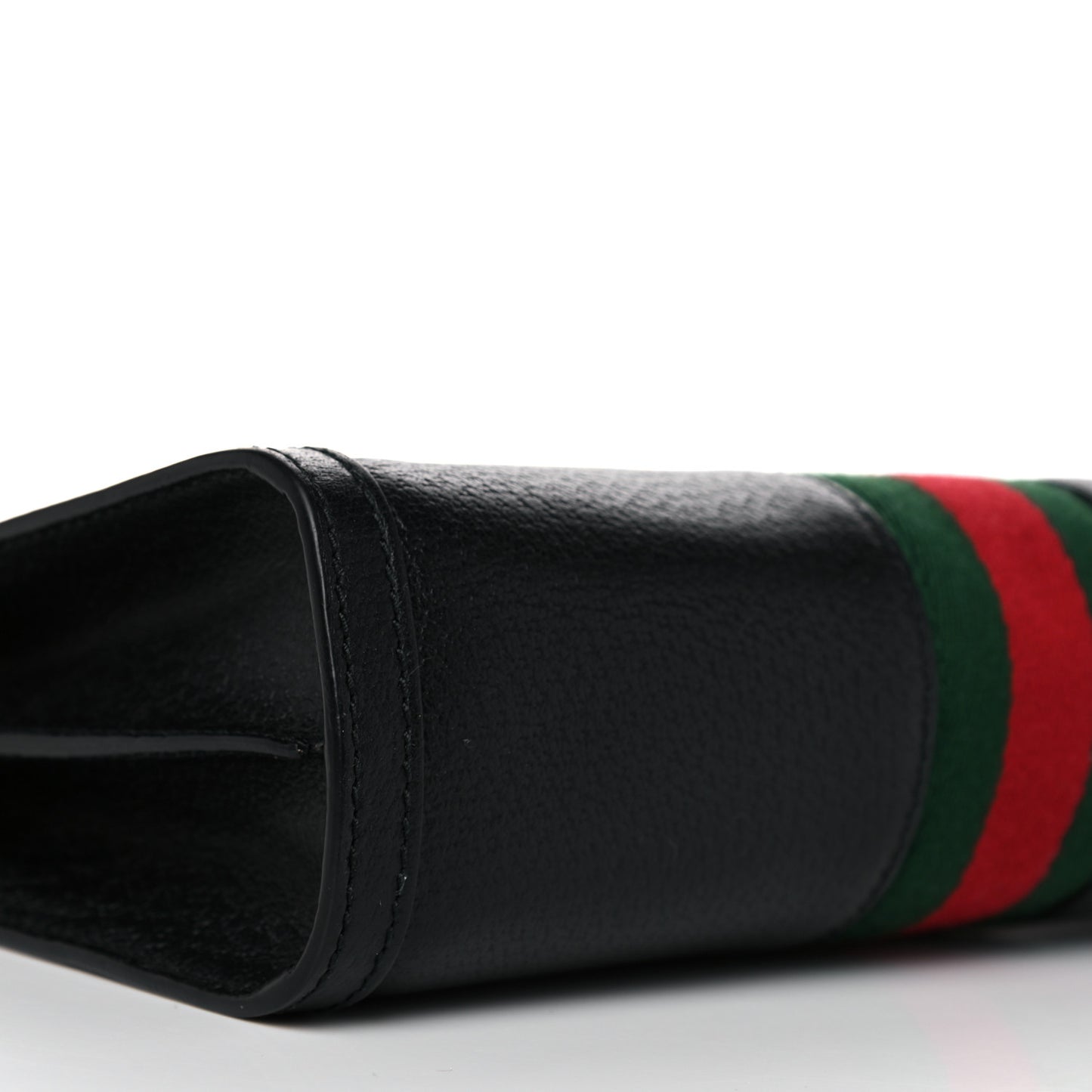 Calfskin GG Web Small Ophidia Chain Shoulder Bag Black