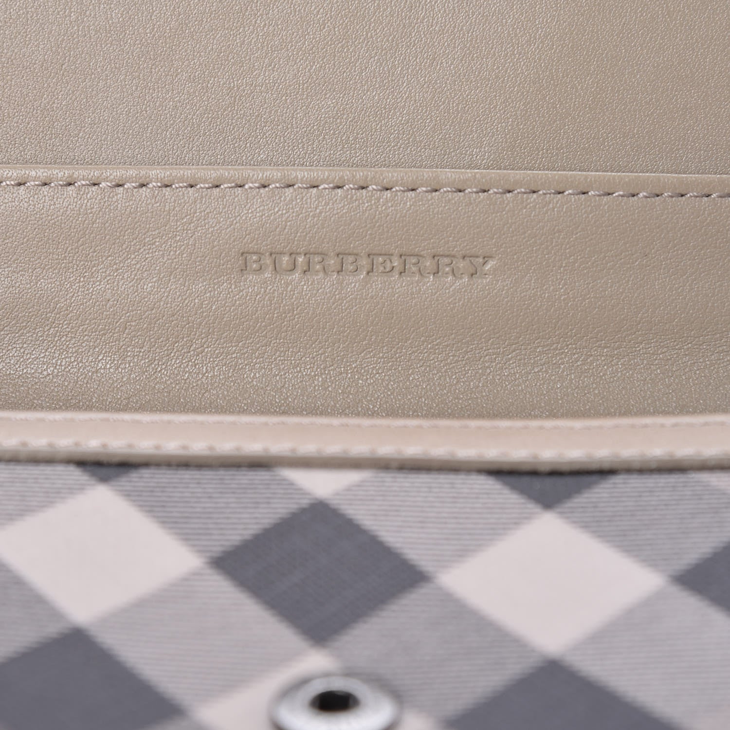 Burberry Smoked Check Continental Wallet Trench 6 of 12