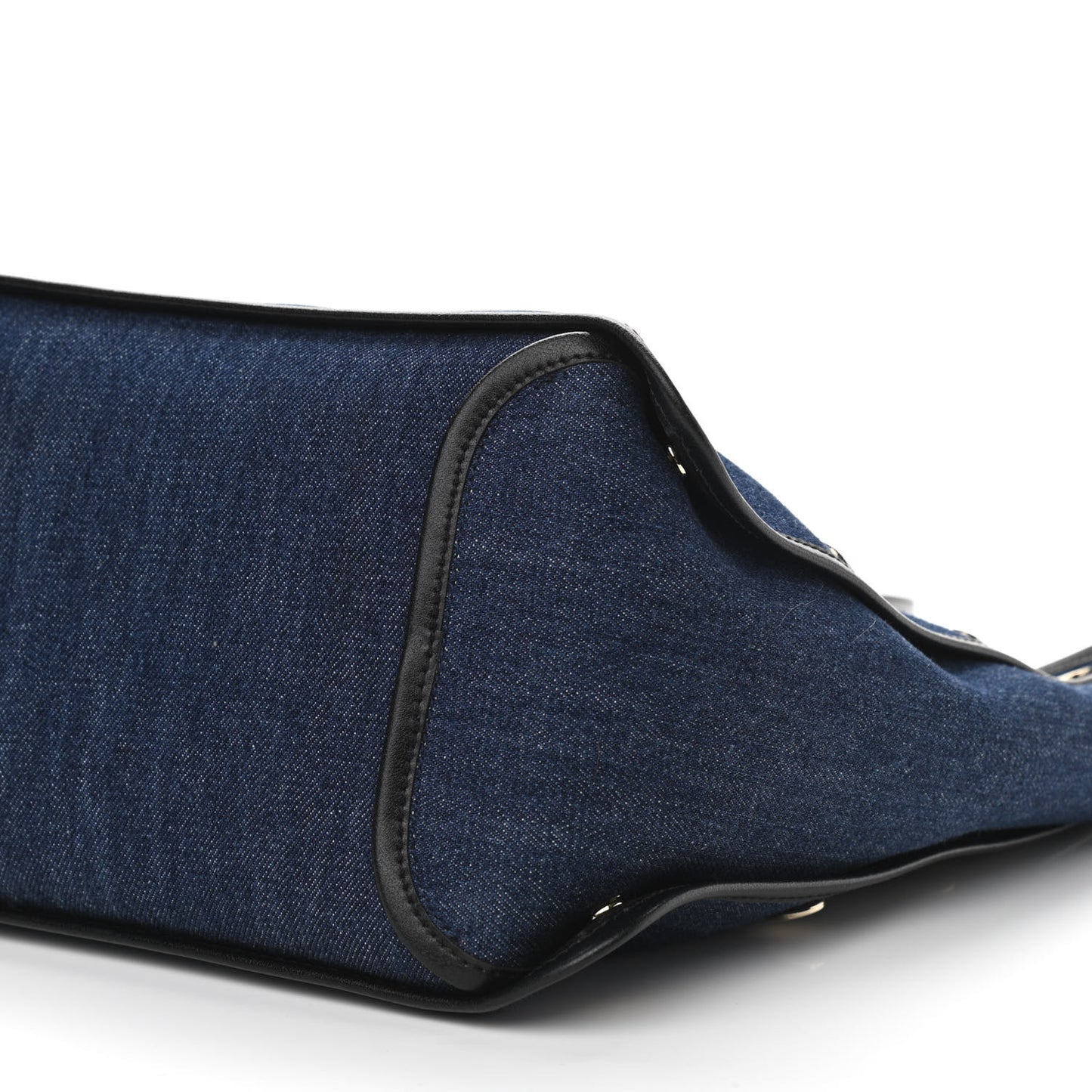 Denim Medium Logo Bond Shopper Tote Blue