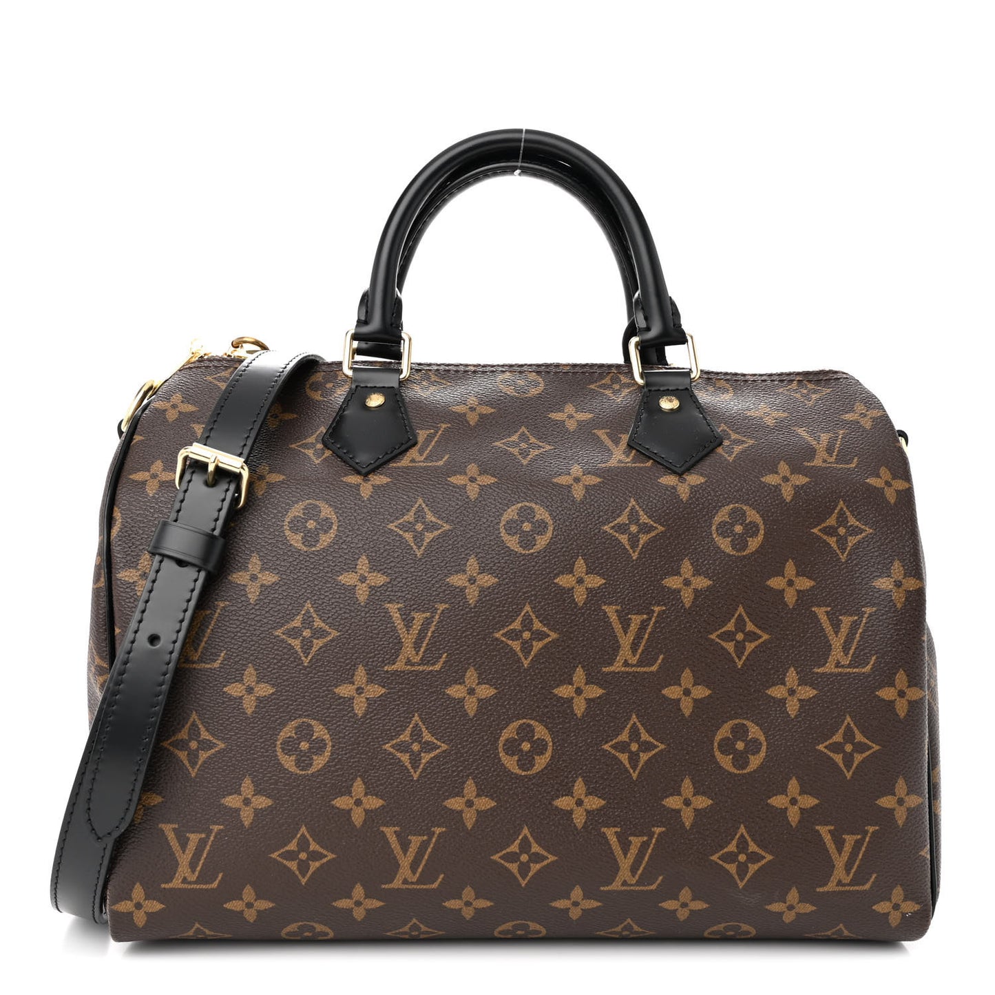 Monogram My World Tour Speedy Bandouliere 30 Black