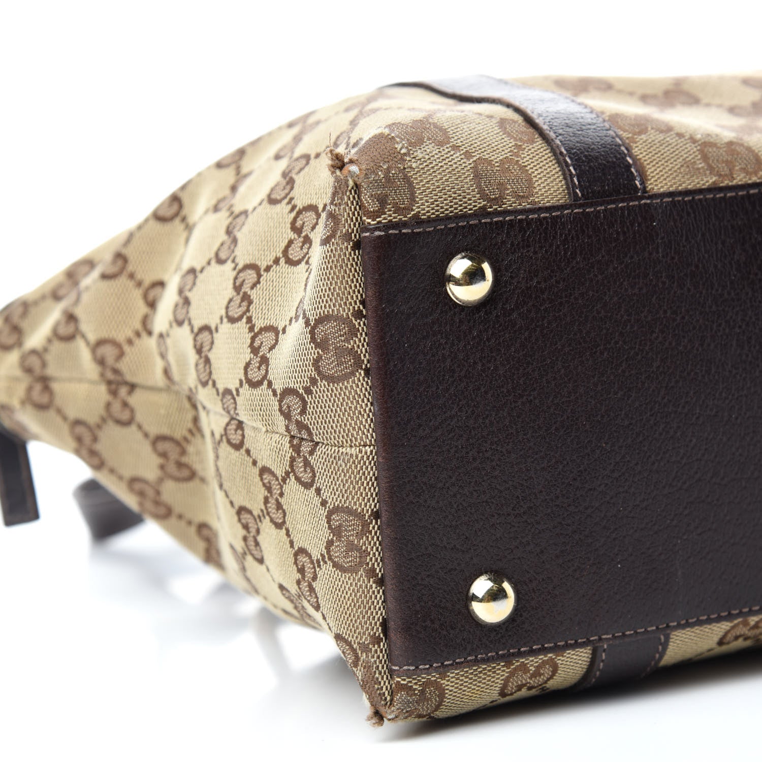 Gucci Monogram Medium Abbey Tote Dark Brown 6 of 14