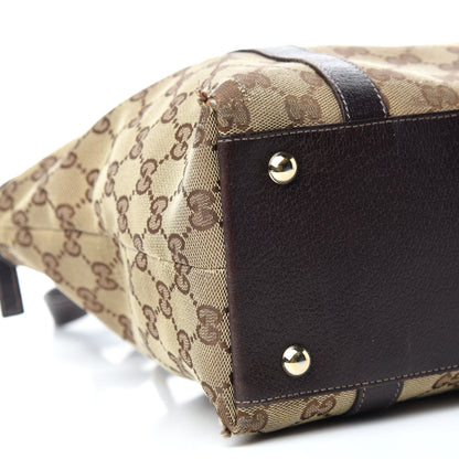 Gucci Monogram Medium Abbey Tote Dark Brown 6 of 14