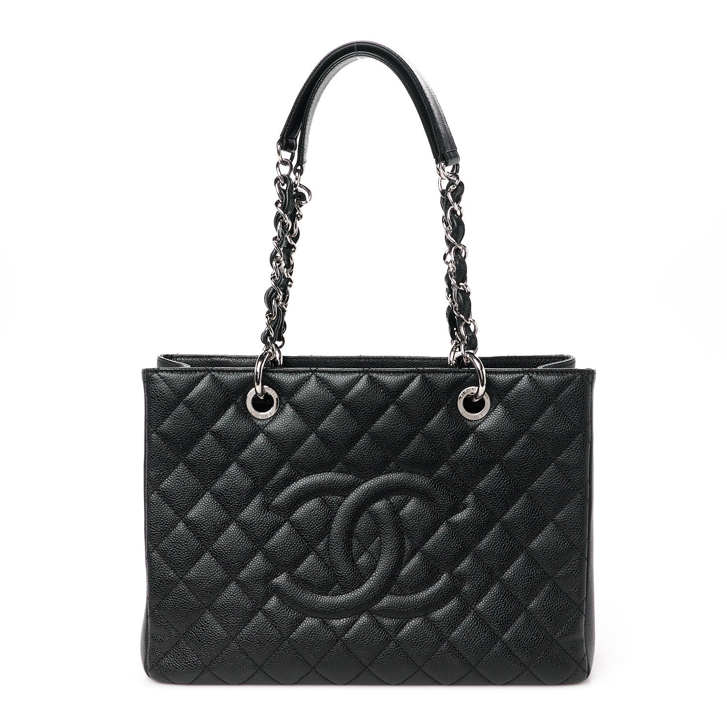 Chanel Caviar Quilted Grand Shopping Tote GST Black 1 of 10