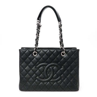 Chanel Caviar Quilted Grand Shopping Tote GST Black 1 of 10