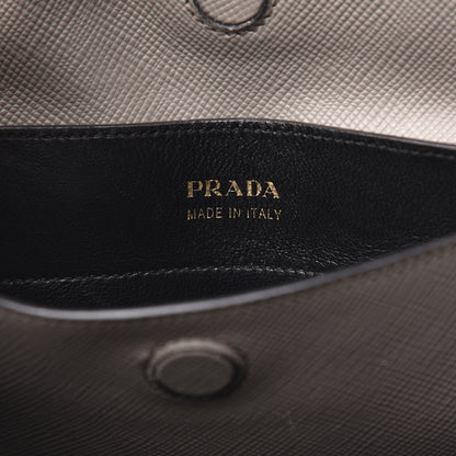 Prada Saffiano Cuir Large Double Bag Argilla 6 of 12