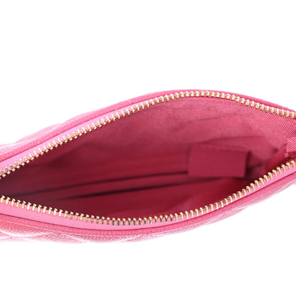Chanel Caviar Quilted Small Cosmetic Case Pink 4 of 4