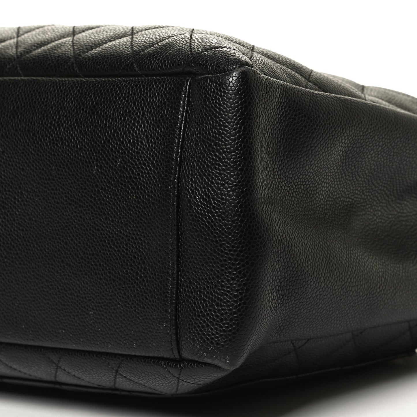 Caviar Quilted Grand Shopping Tote GST Black