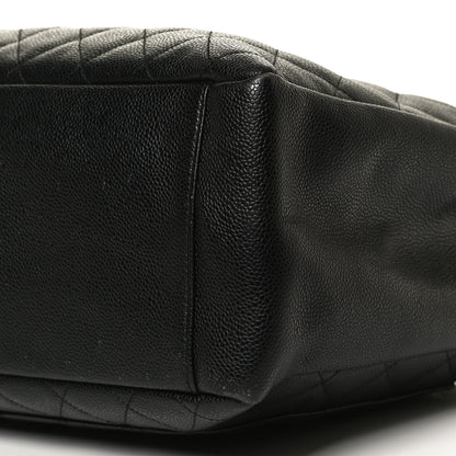 Chanel Caviar Quilted Grand Shopping Tote GST Black 6 of 10