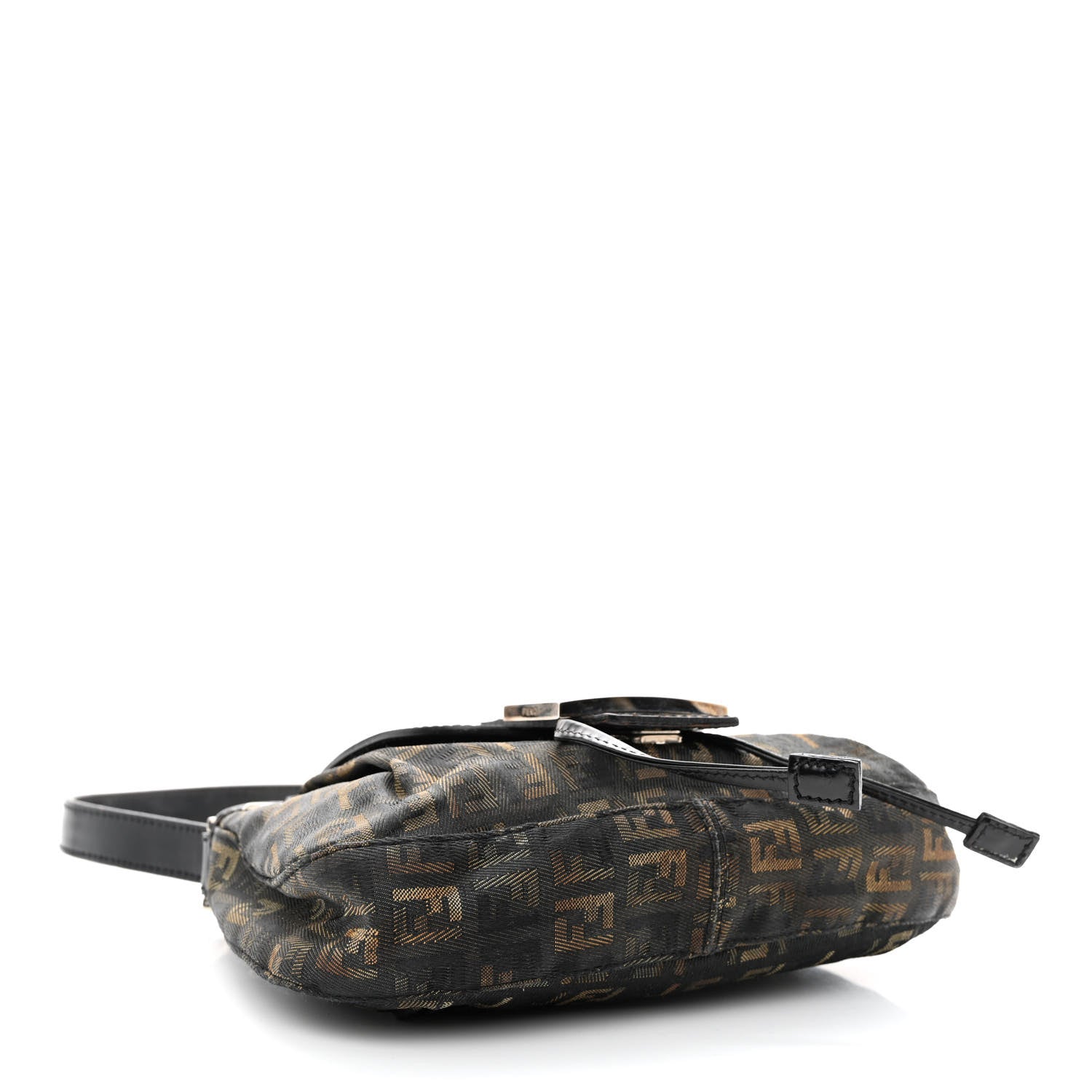Fendi Zucca Mini Shoulder Bag Black 4 of 13