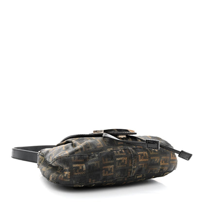 Fendi Zucca Mini Shoulder Bag Black 4 of 13