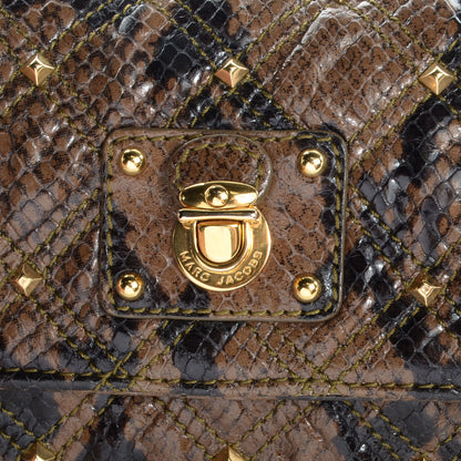 Marc Jacobs Python Embossed Stardust Single Brown 9 of 9