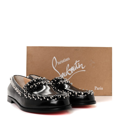 Christian Louboutin Patent Calfskin Spikes Mattia Loafers 40.5 Black 8 of 8