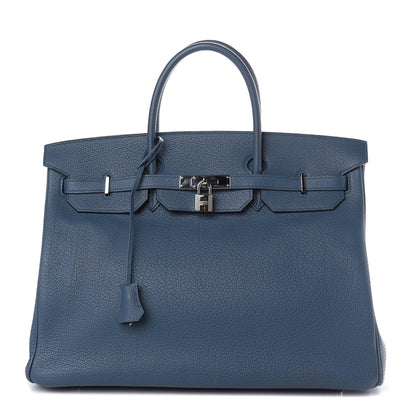 Hermes Fjord Birkin 40 Bleu Tempete 1 of 39