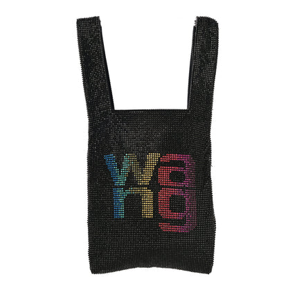 Alexander Wang Crystal Mini Wanglock Shopper Black Rainbow 1 of 8