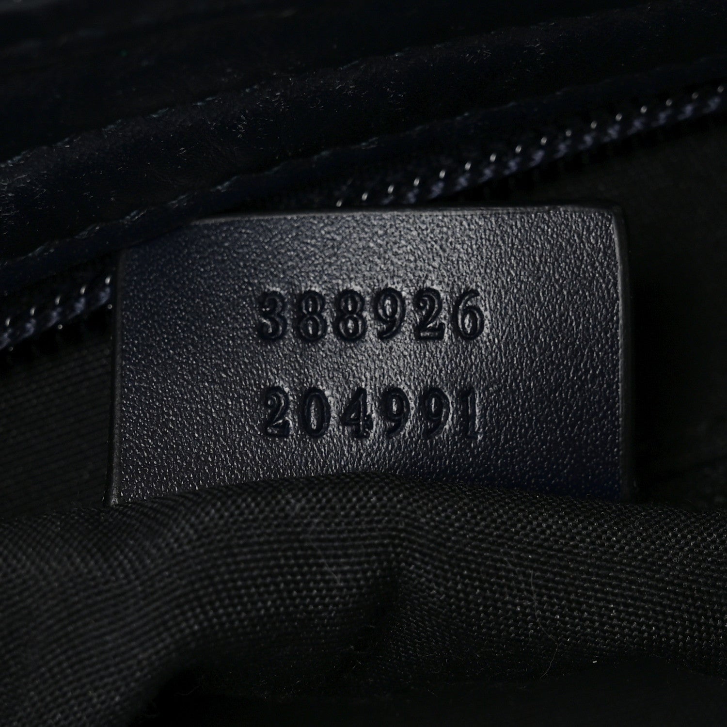 Gucci GG Supreme Monogram Web Flat Messenger Bag Navy 7 of 10