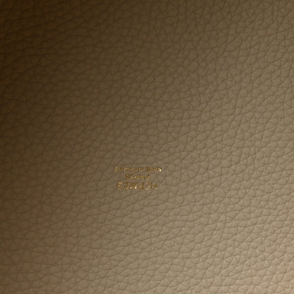 Hermes Taurillon Clemence Picotin Lock 22 MM Beton 10 of 19