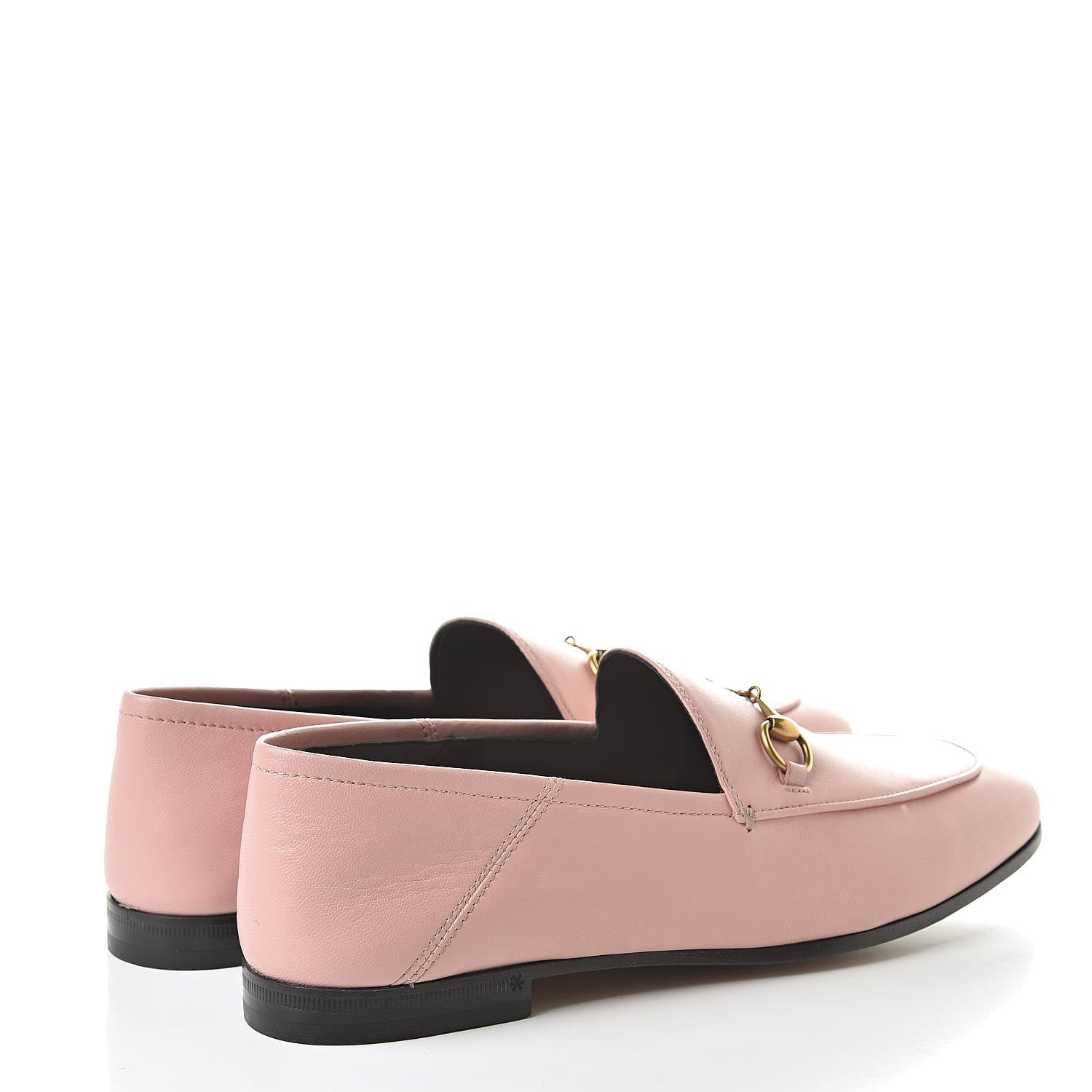 Gucci Lambskin Womens Brixton Horsebit Loafers 40 Perfect Pink 4 of 8
