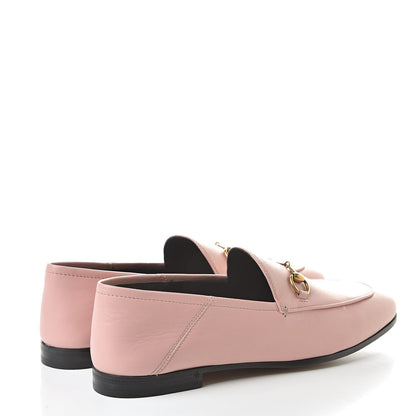 Gucci Lambskin Womens Brixton Horsebit Loafers 40 Perfect Pink 4 of 8