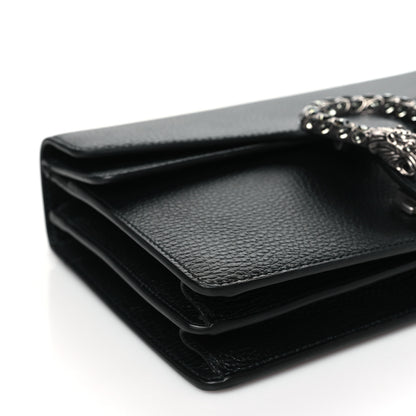 Gucci Pebbled Calfskin Small Dionysus Shoulder Bag Black 9 of 10