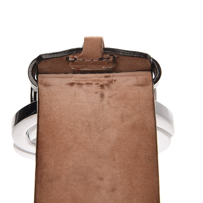 Gucci GG Supreme Monogram Niagara Lux Calfskin Interlocking G 40mm Belt 110 44 Beige Ebony Cocoa 4 of 7