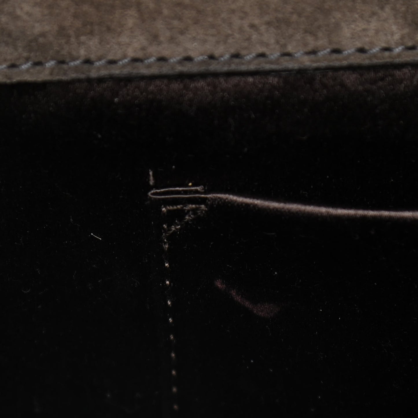 Metallic Textured Calfskin Large Belle De Jour Clutch Dark Silver