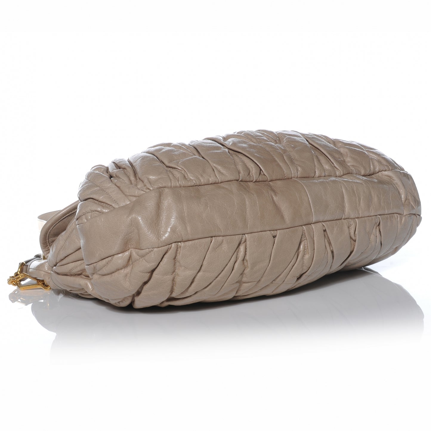 Lux Leather Matelasse Coffer Deserto