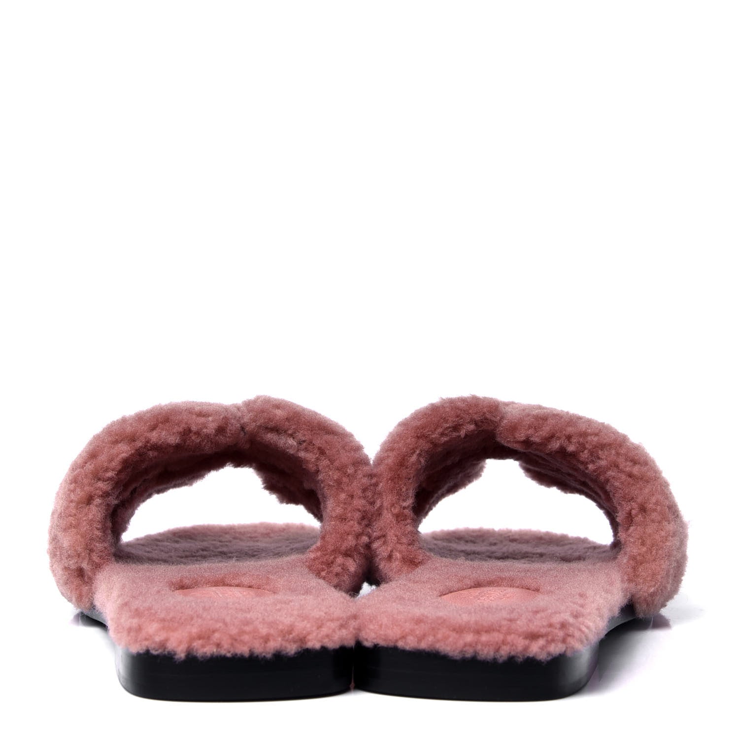 Hermes Woolskin Oran Sandals 39 Rose Aube 4 of 6