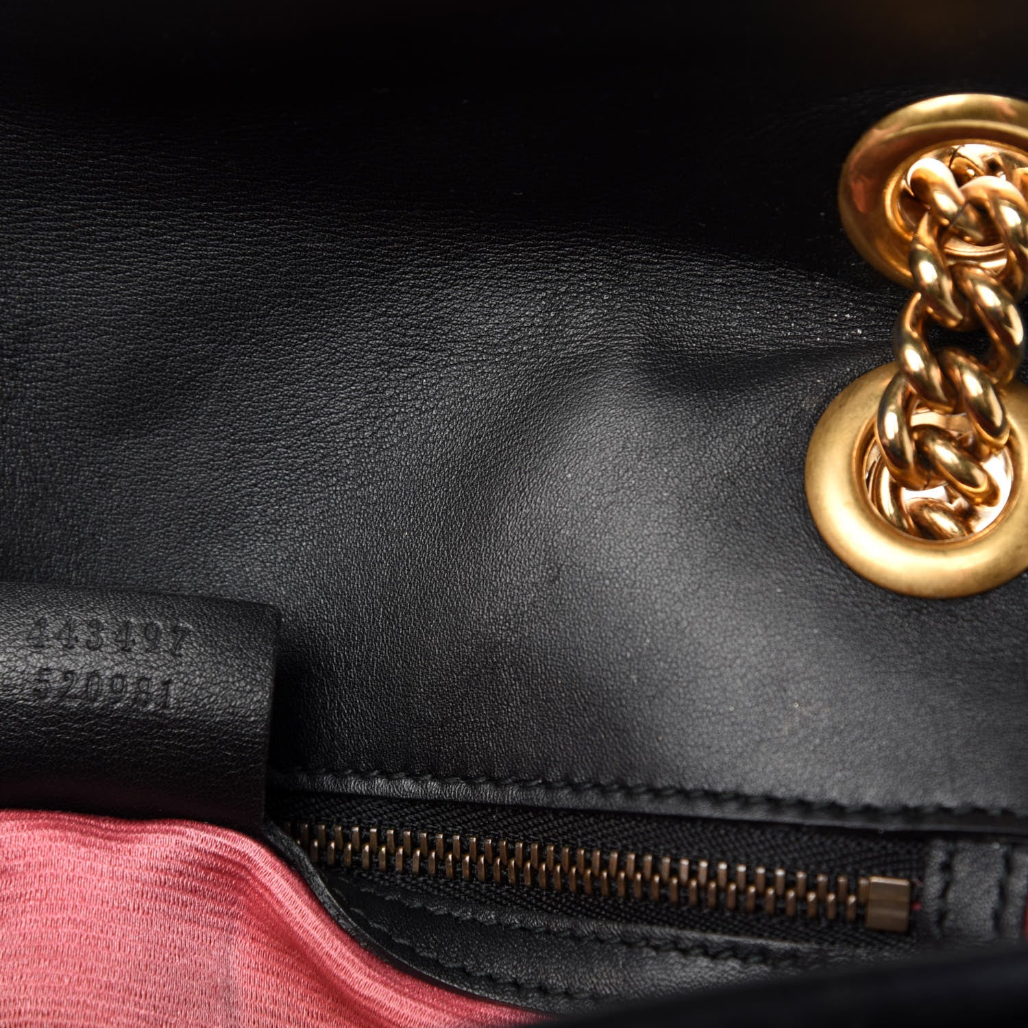 Gucci Velvet Matelasse Small GG Marmont Shoulder Bag Black 13 of 14