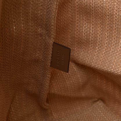 Prada Raffia Logo Tote Naturale 5 of 11