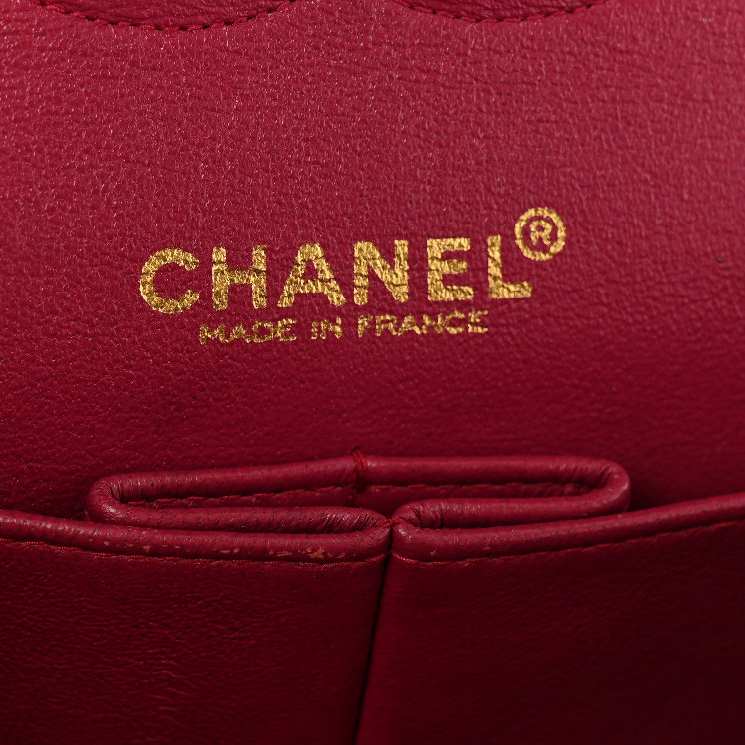 Chanel Jersey Quilted Medium Double Flap Bijoux Chain Dark Pink 6 of 10