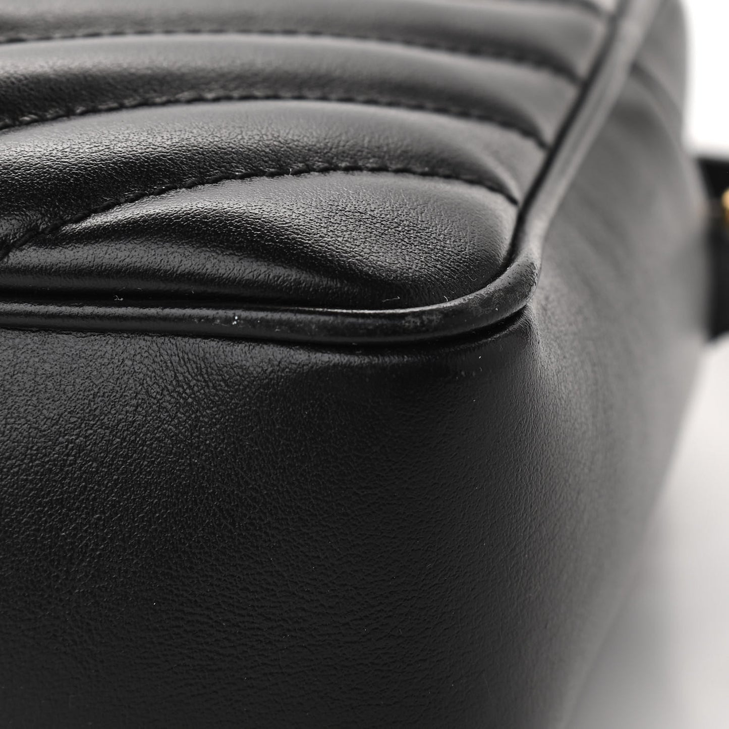 Calfskin Matelasse Monogram Lou Camera Bag Black