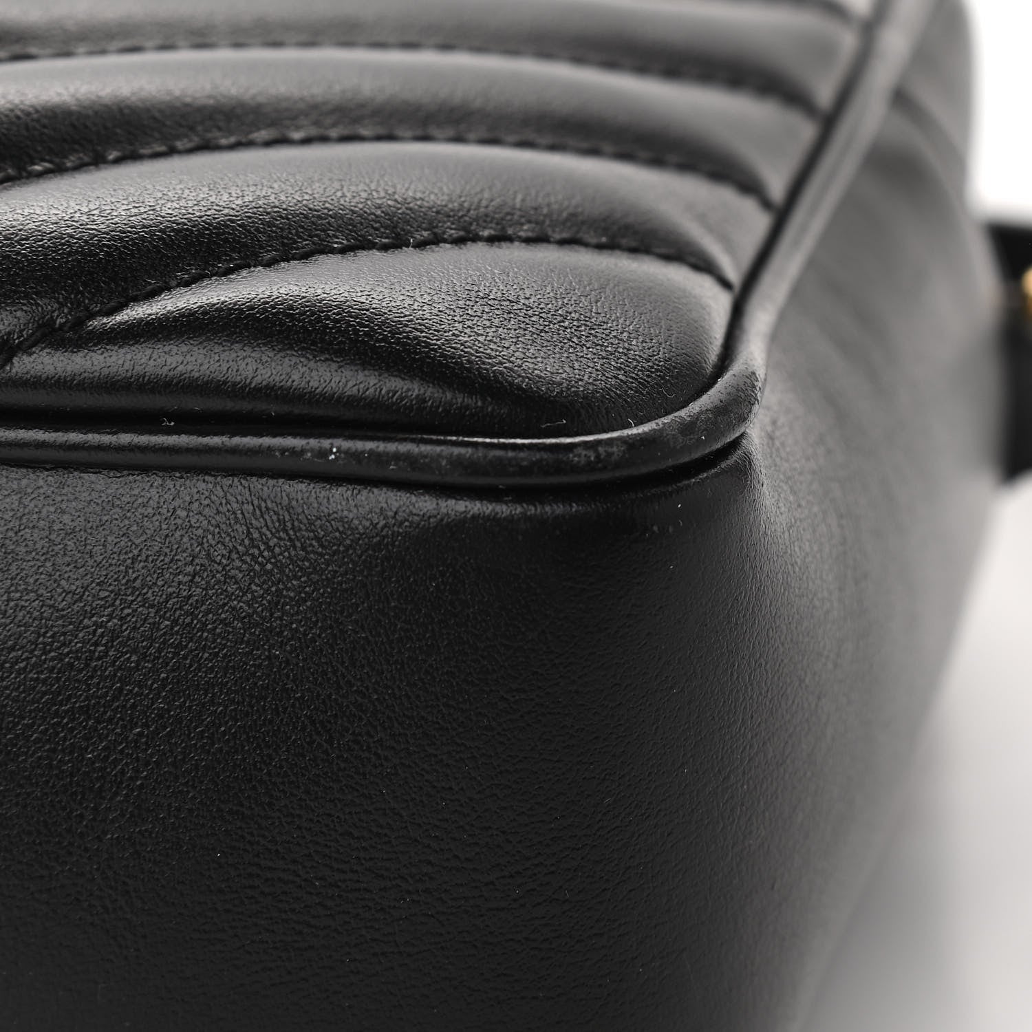 Saint Laurent Calfskin Matelasse Monogram Lou Camera Bag Black 5 of 13