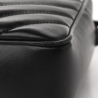 Saint Laurent Calfskin Matelasse Monogram Lou Camera Bag Black 5 of 13