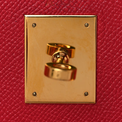 Hermes Epsom Birkin 40 Rouge Vif 24 of 51