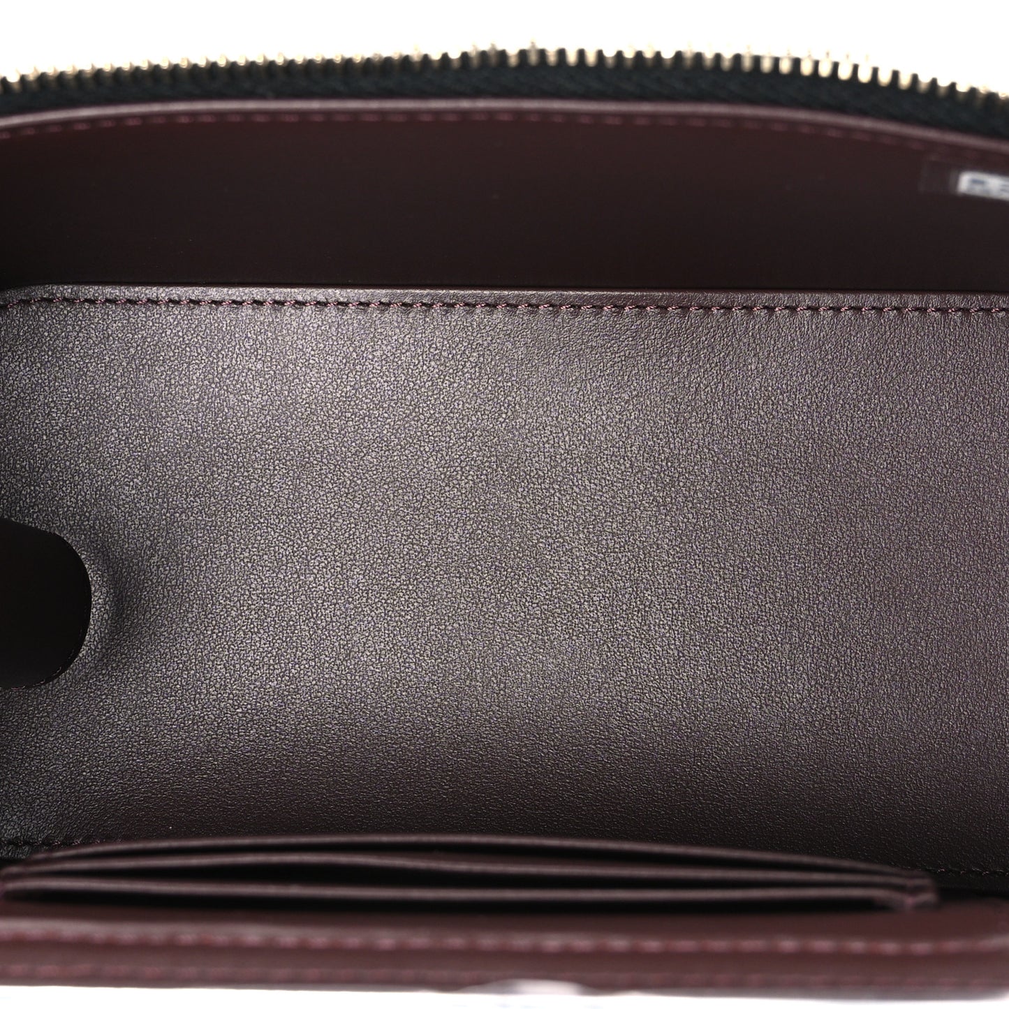 Caviar Quilted Small Vanity Case With Chain Black
