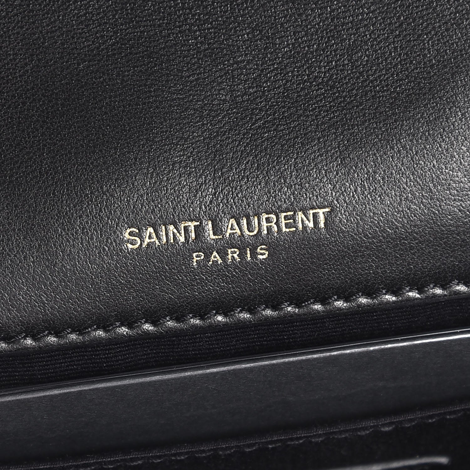Saint Laurent Lambskin Patchwork Monogram Small Jamie Black 6 of 8