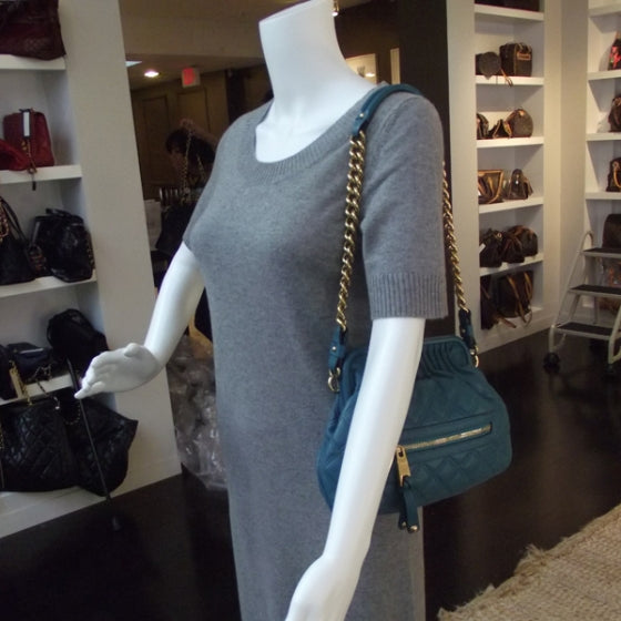 Marc Jacobs Quilted Little Stam Topaz 2 of 12