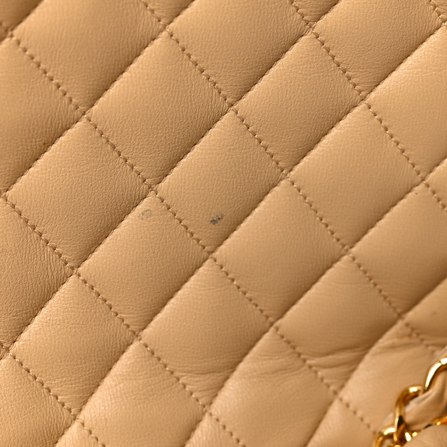 Chanel Lambskin Quilted CC Tote Beige 9 of 11
