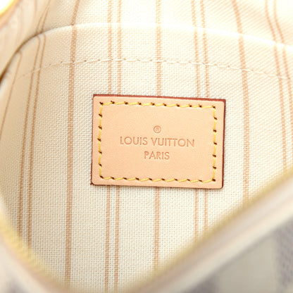 Louis Vuitton Damier Azur Neverfull MM GM Pochette 6 of 7