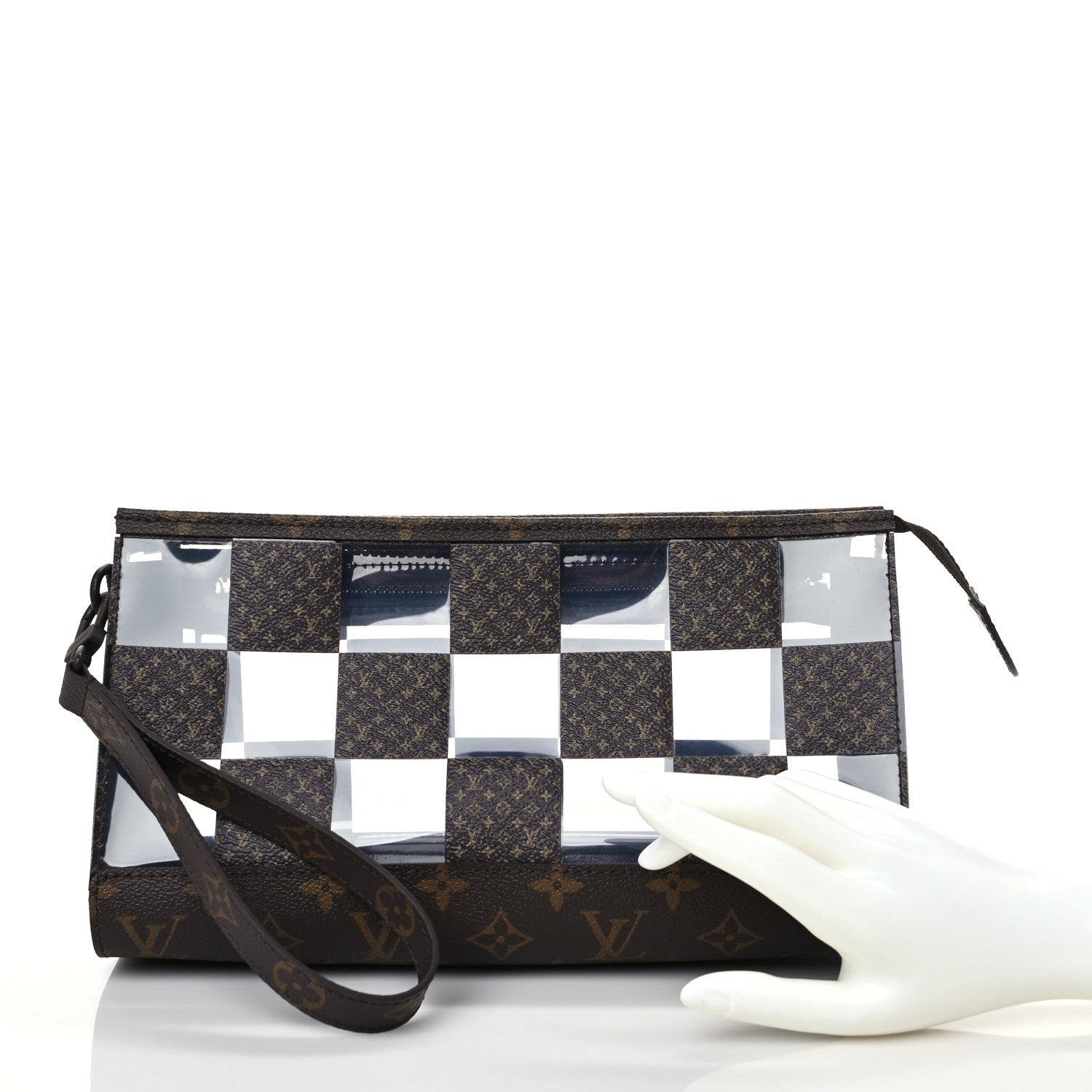 Louis Vuitton PVC Monogram Chess Standing Pouch 2 of 8