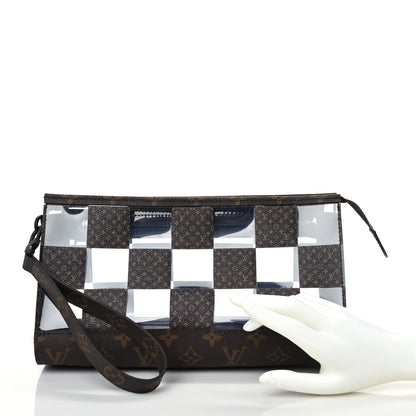 Louis Vuitton PVC Monogram Chess Standing Pouch 2 of 8