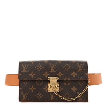 Louis Vuitton Monogram S Lock Belt Pouch MM 1 of 14