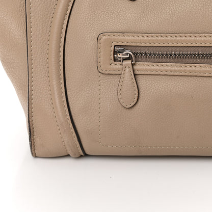 Celine Drummed Calfskin Mini Luggage Dune 25 of 26