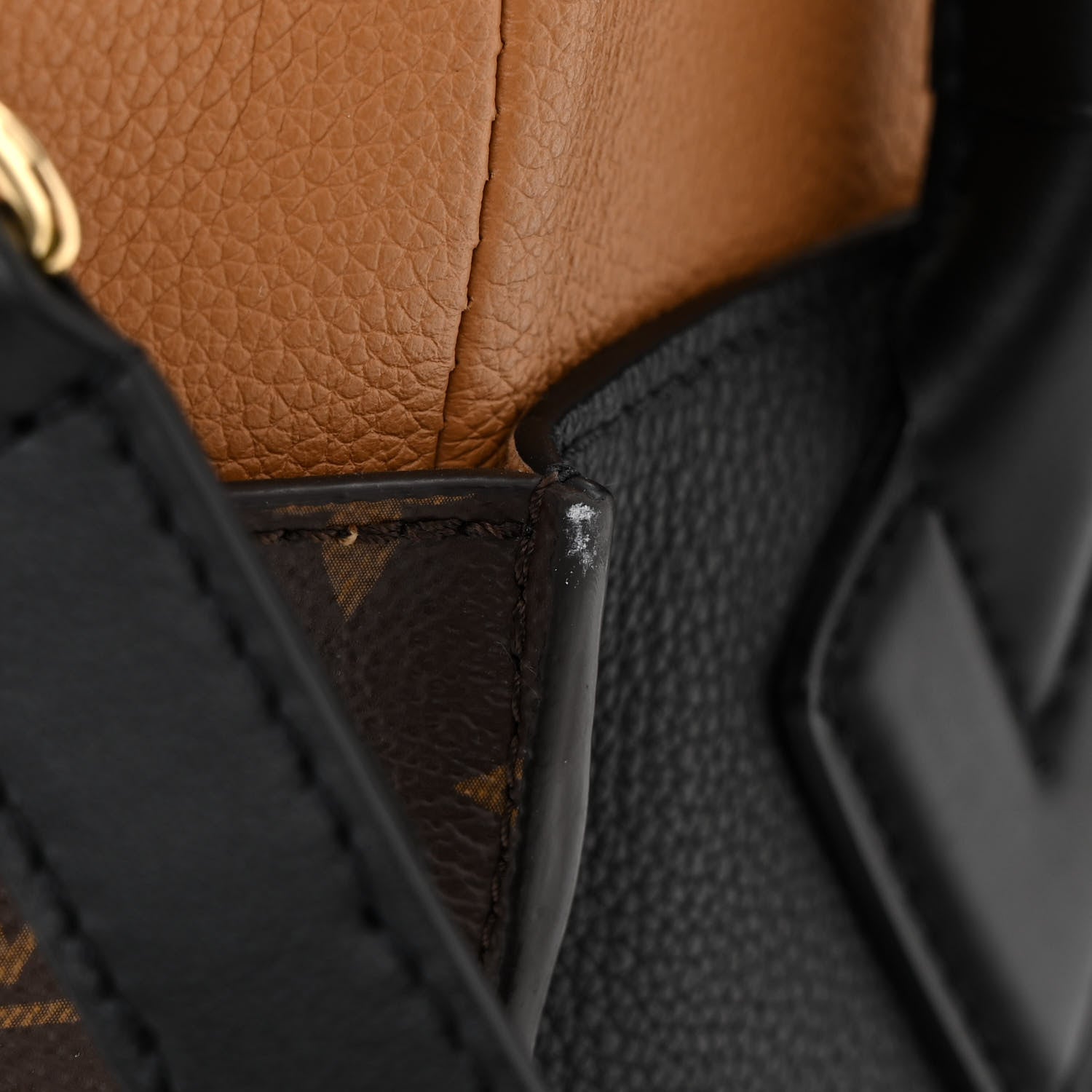 Louis Vuitton Calfskin Monogram On My Side Black 11 of 11