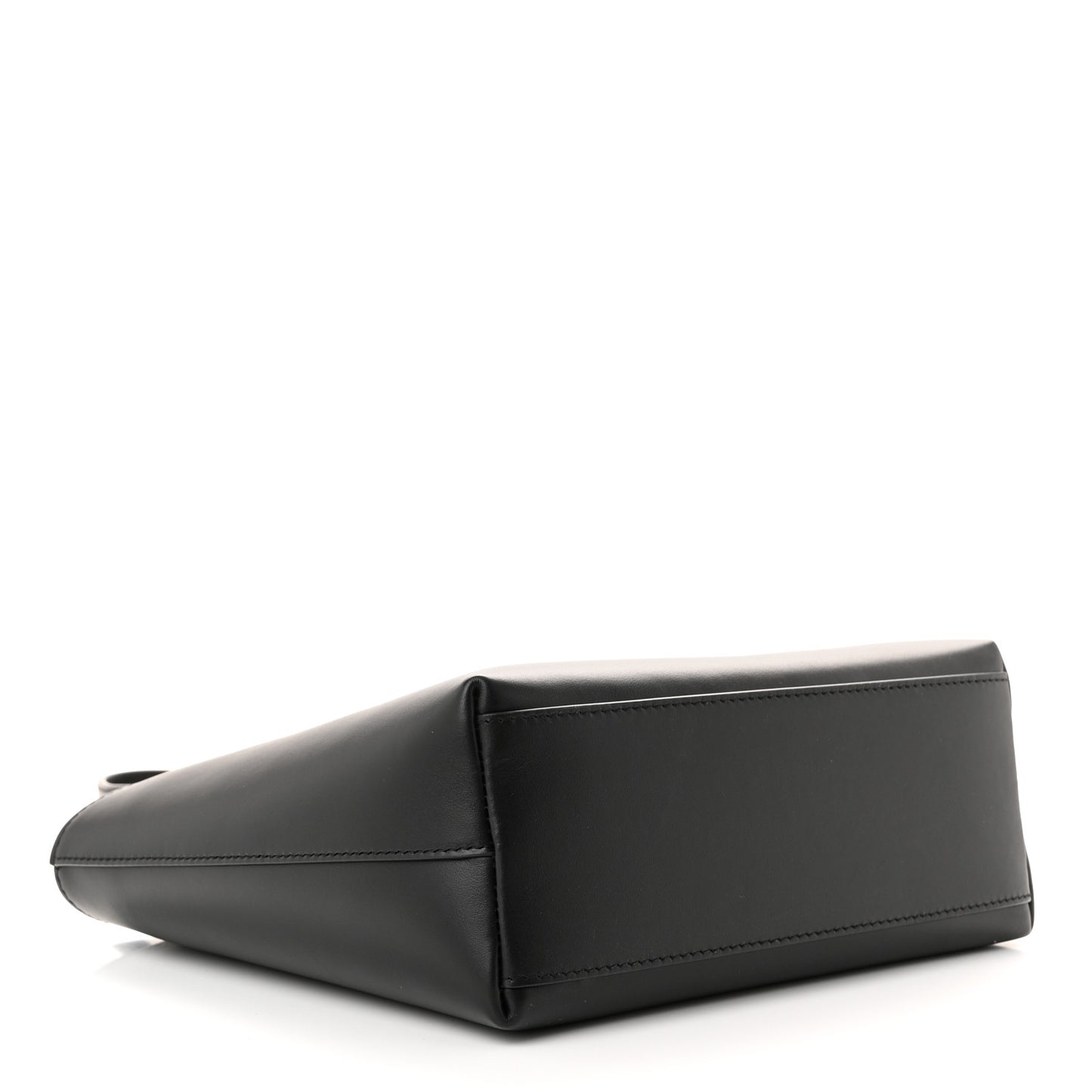 Calfskin Small DG Logo Shopper Tote Black